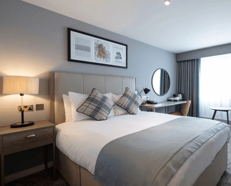 Bedroom at Milton Hill House