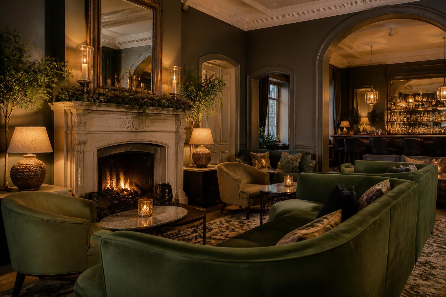 Bedroom suite at Down Hall
